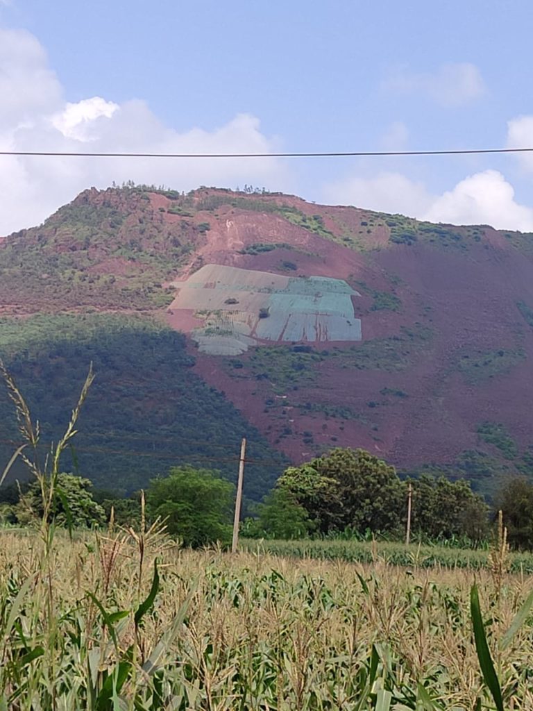 Mining on peaks in Deccan Plateau reserve forests